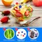 White Blue Red Star Cocktail Picks 4.7'' 4th of July Bamboo Fruit Appetizer Skewers Patriotic Fancy Toothpicks Independence Day Party